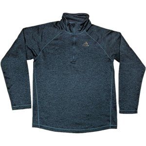 Adidas Space-Dyed Climalite 1/4 Zip Athletic Top M